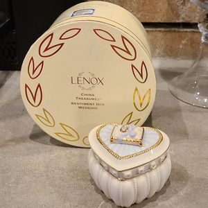 Lenox China Treasures Sentiment Box Wedding